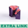 Fournisseurs de boîtes à fleurs d&#39;hexagone de carton de fantaisie de logo fait sur commande de fournisseurs de la Chine